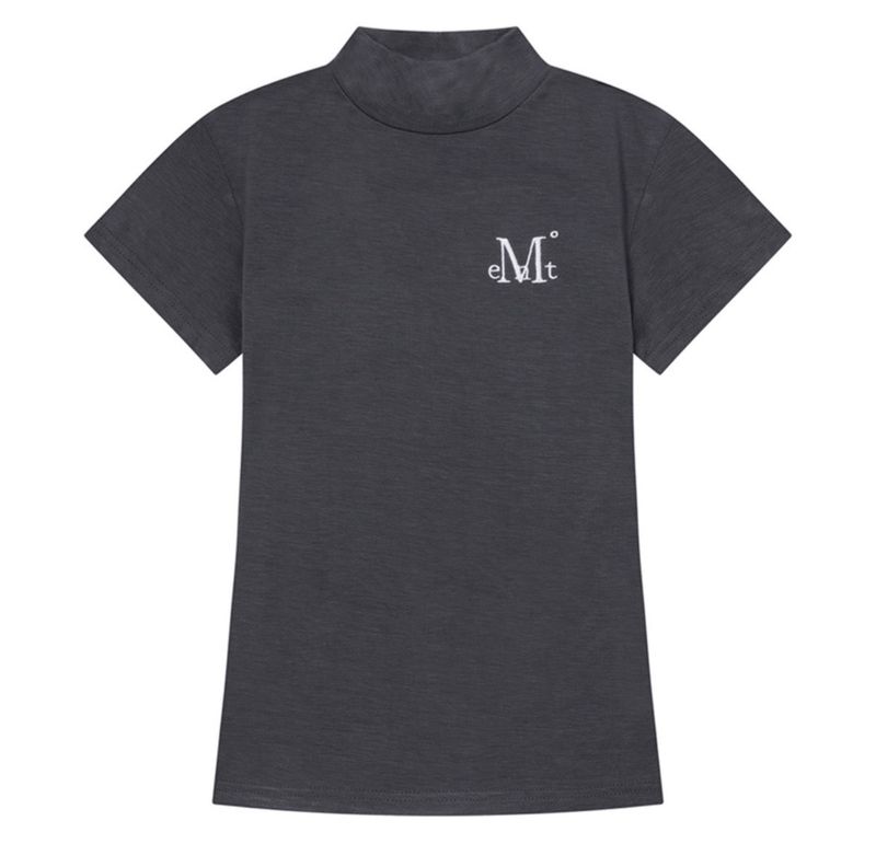 VIOR MOCK NECK HALF T (4COLOR)