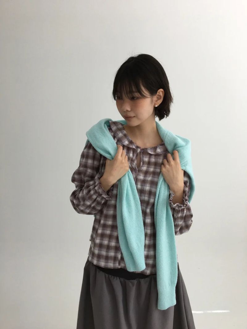 Ponsil V-neck knit (4color)