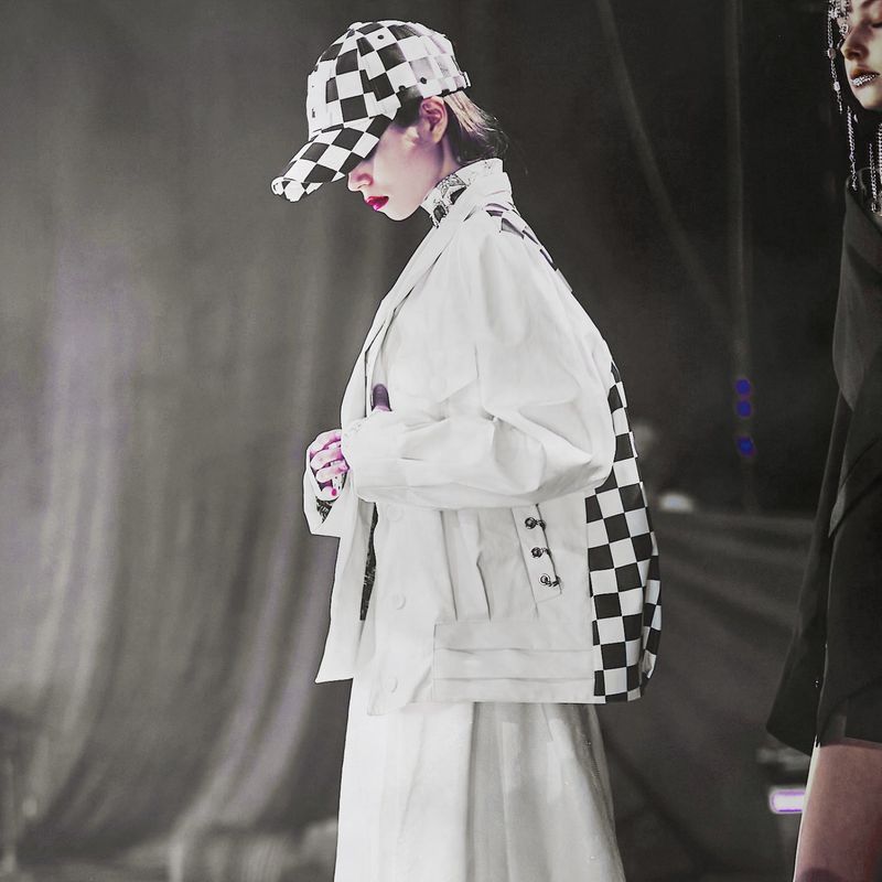 H-BALL CAP_CHECKERBOARD