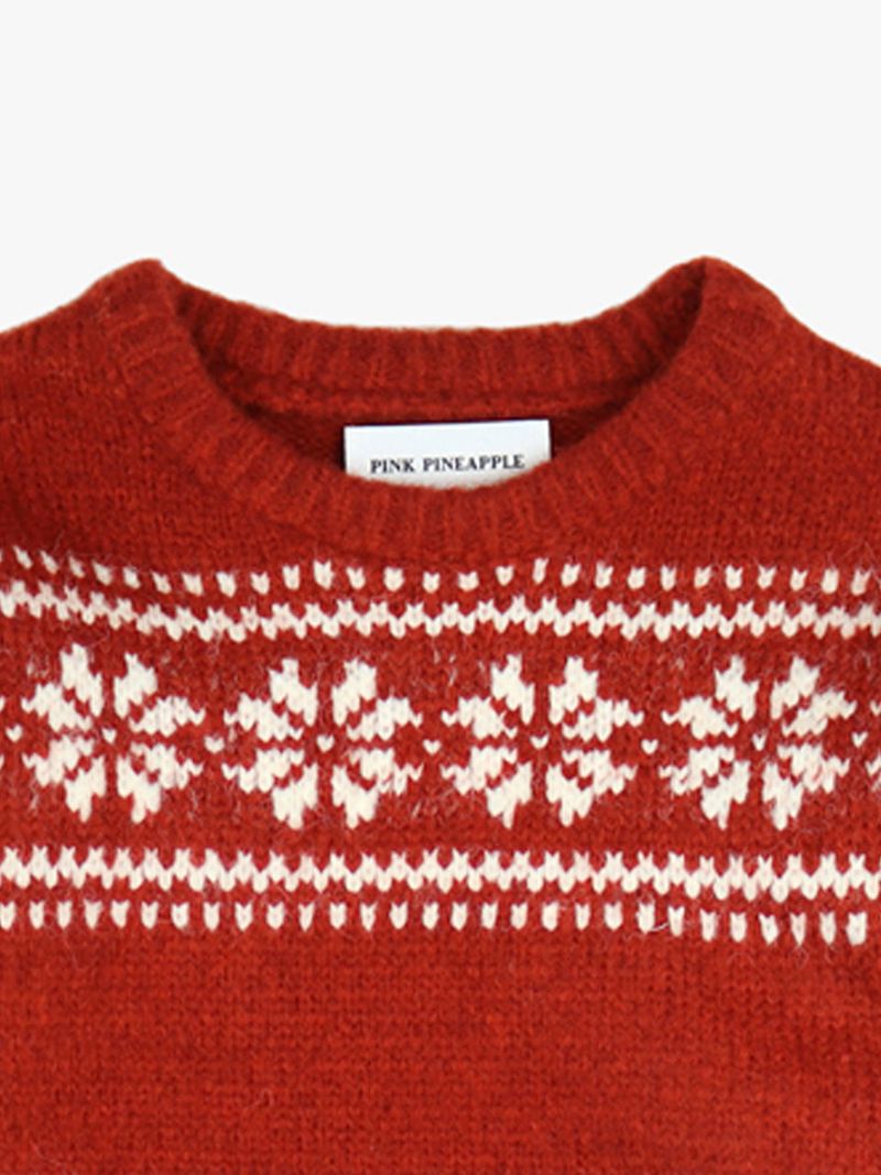 SNOWY BERRIES SWEATER