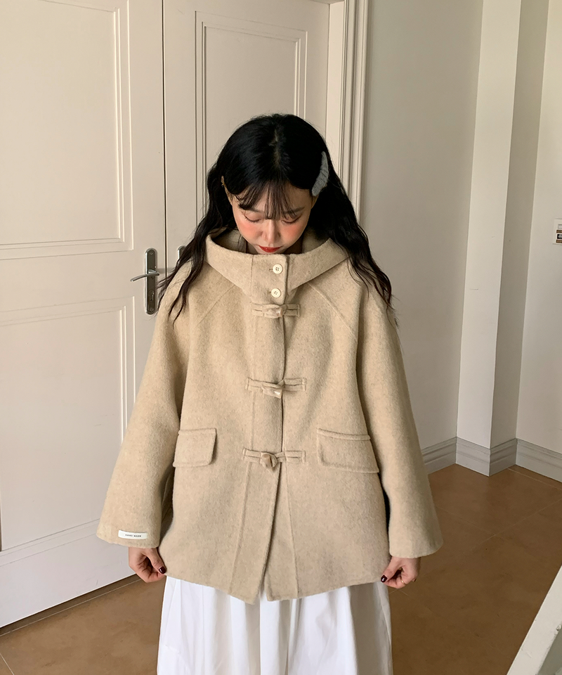 Duffle Half-Length Handmade Coat Jacket