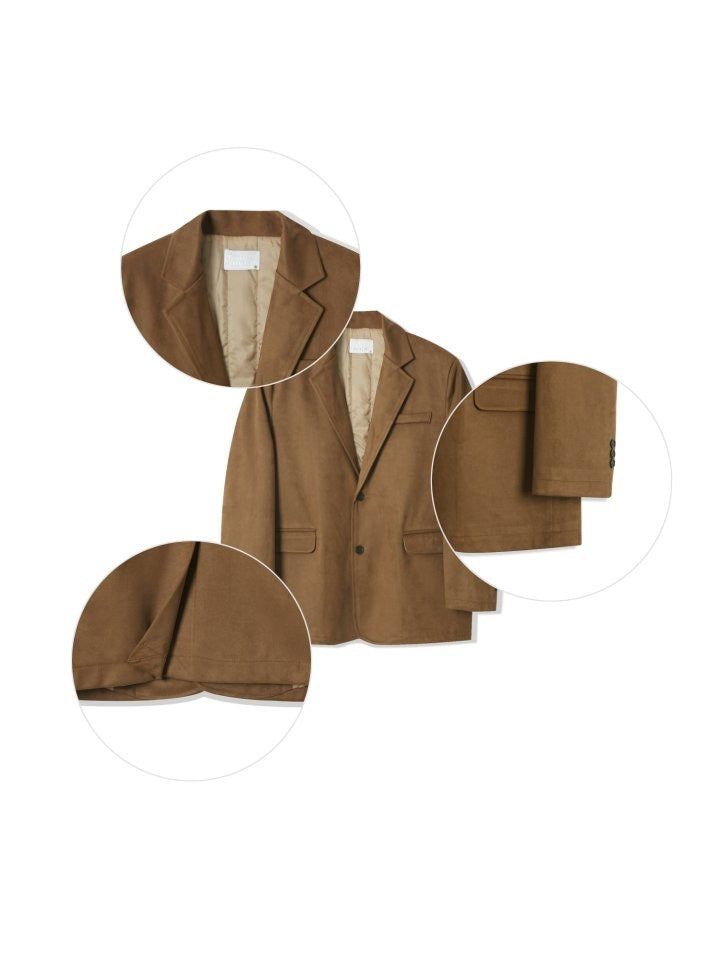 Brunch suede blazer jacket