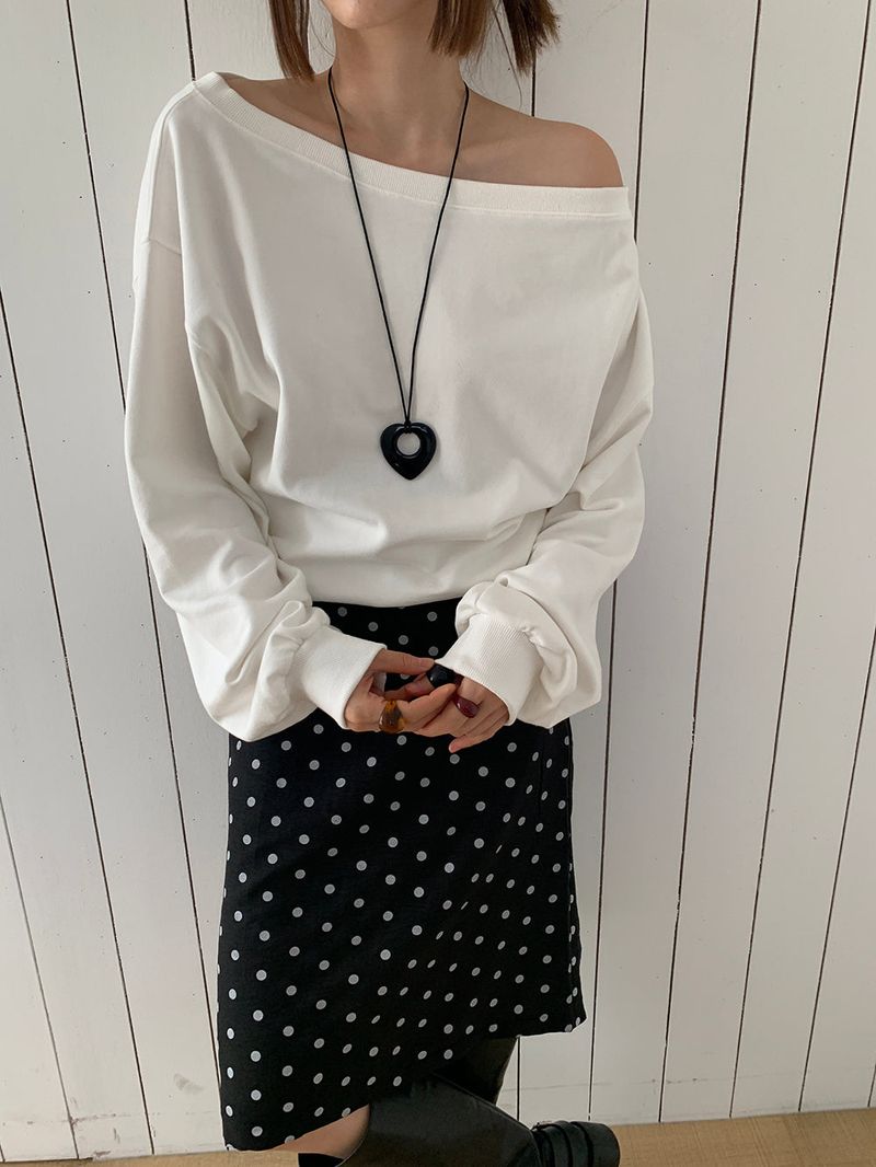 [MADE] Polyton Dot Skirt