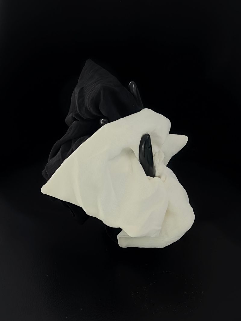 flowy ribbon hair scrunchie (2color)