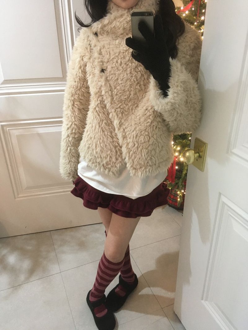 Unbalanced Mustang Fur Jacket