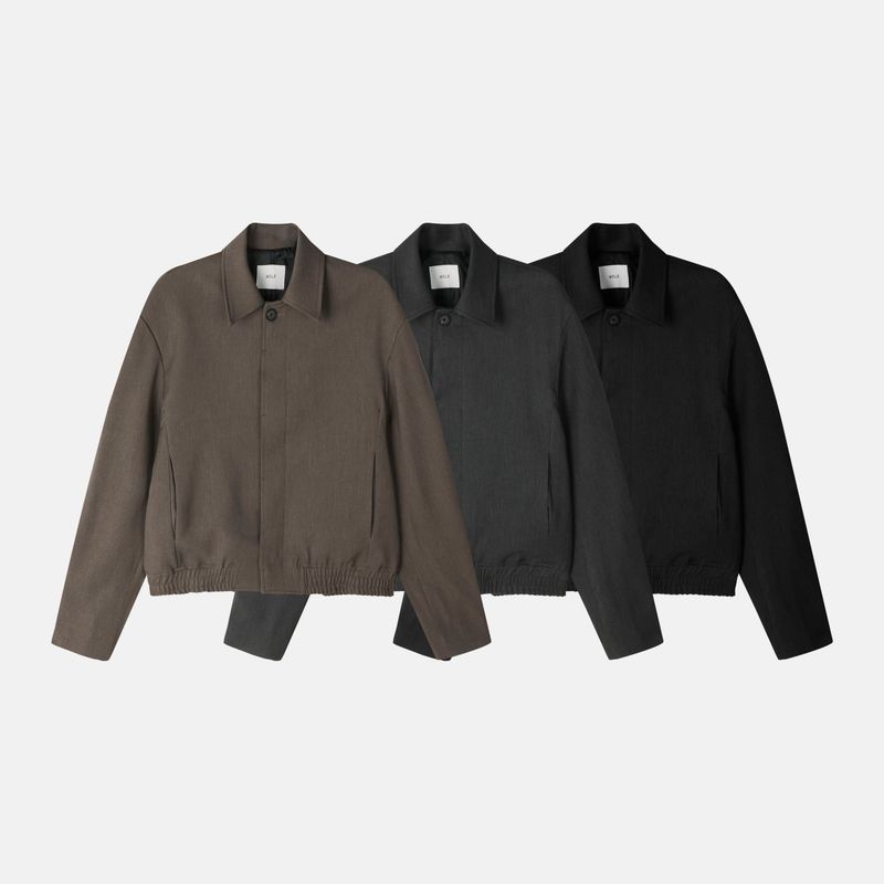 シングルクロップジャケット(3COLOR)