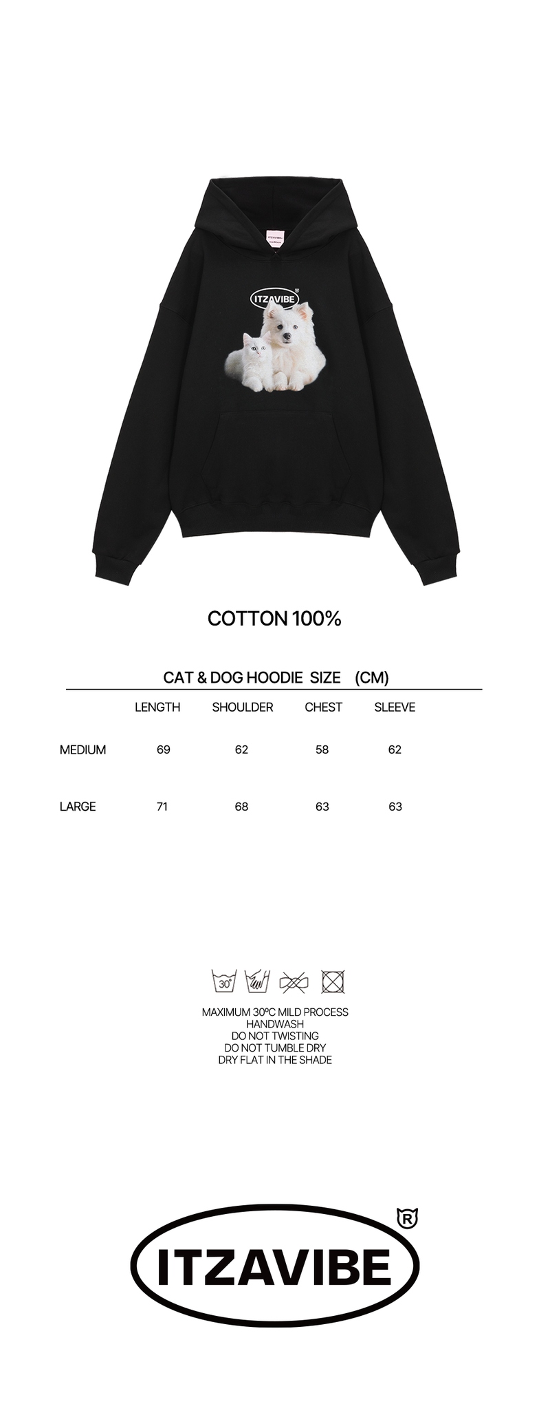 CAT&DOG FRIENDS HOODIE