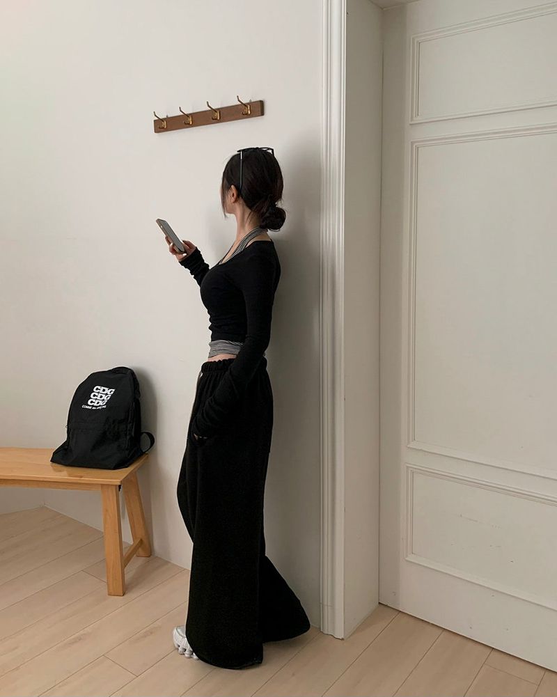 [Bellide made] Newer, two-way wide training pants