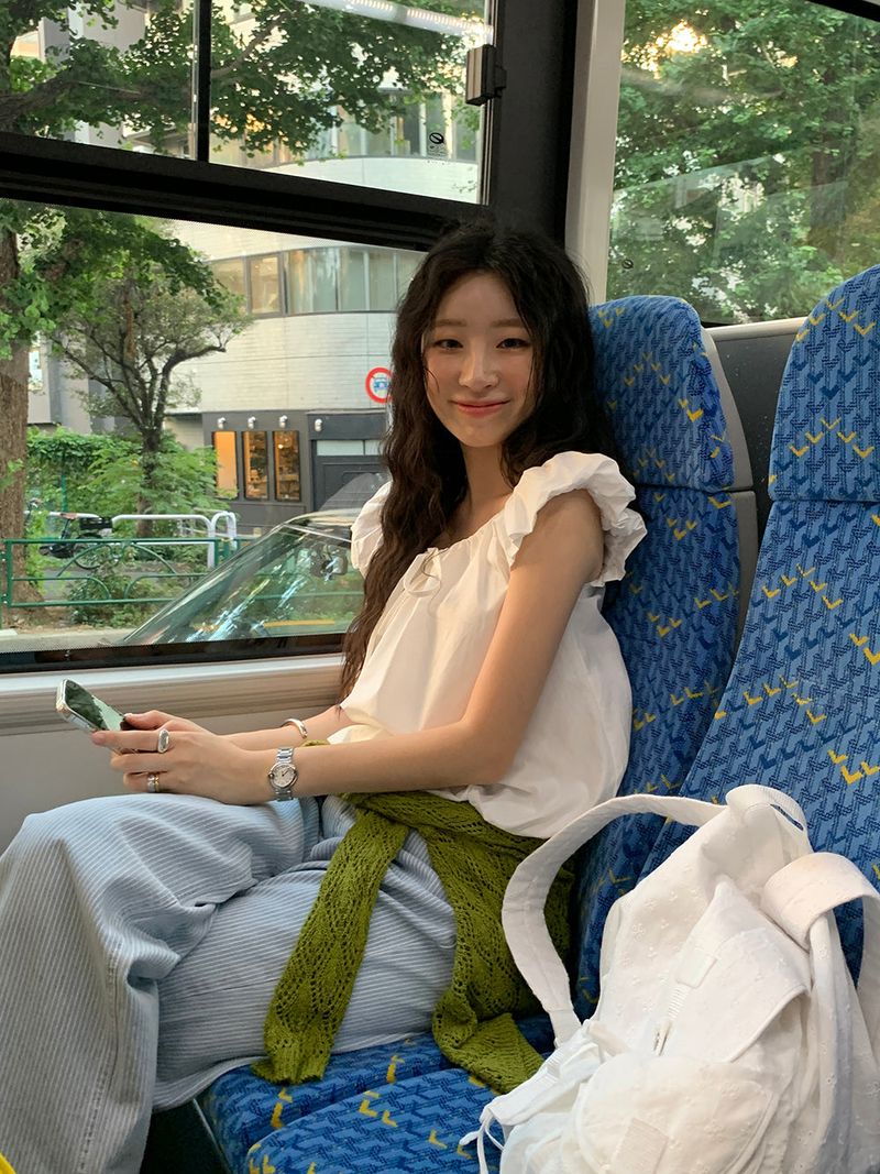 [MADE] Weare Ribbon Puff Blouse