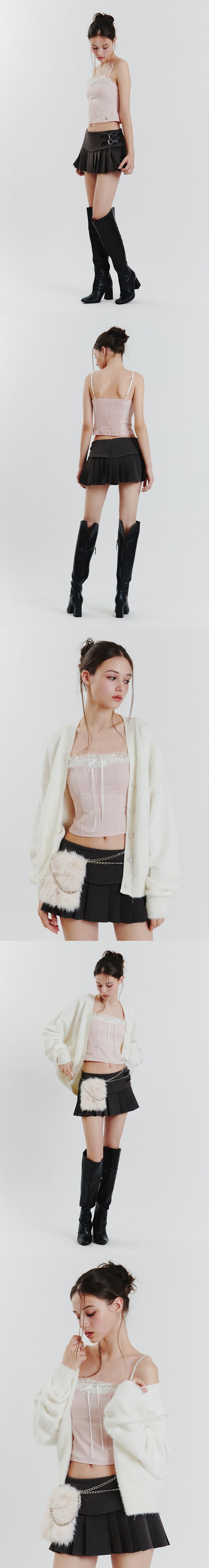 CHARLOTTE LACE TOP pink