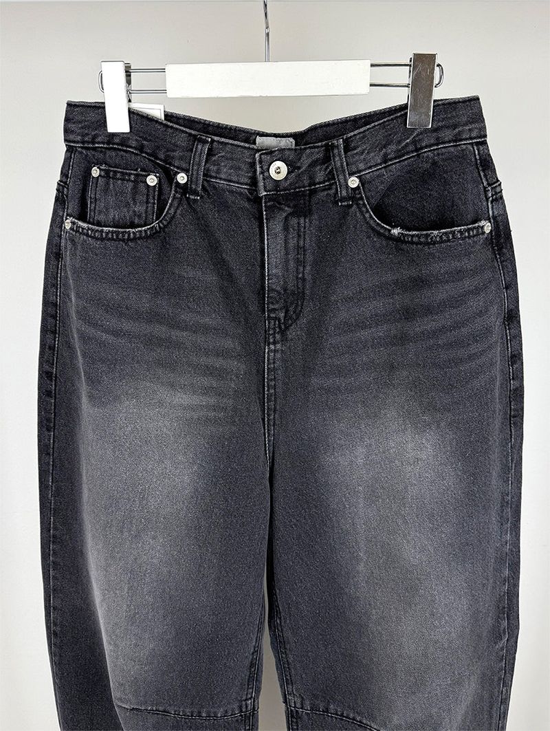 TUCK BALLOON JEANS (2C)