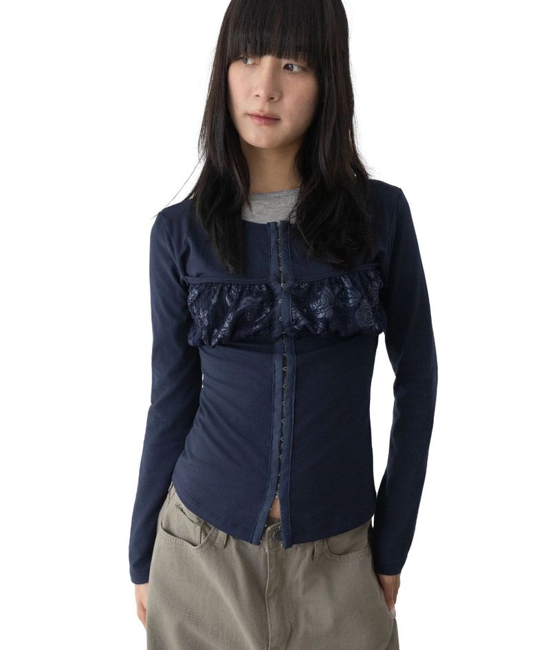Belly Layered Hook Long Sleeve