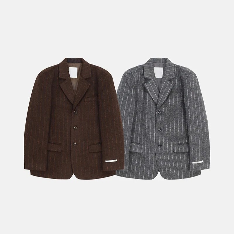 [F/W] Hairy Stripe overfit blazer(2color)