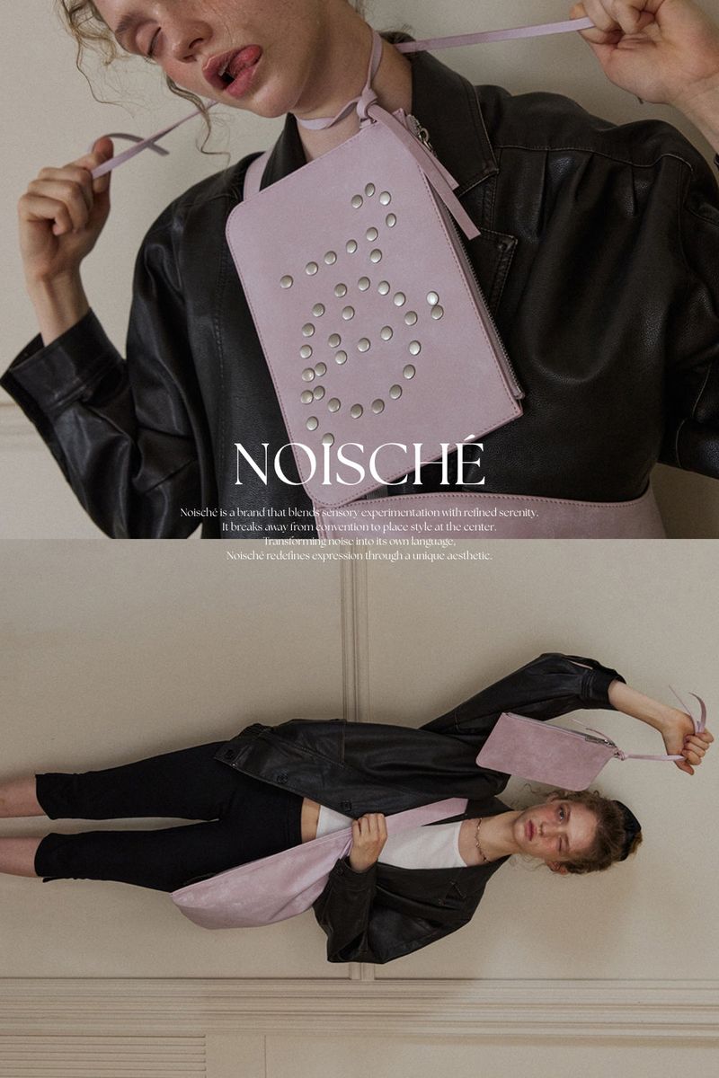 NOISCHE（ノイシ）の「メイド_ハロスクエアバッグ (Large)/ラベンダー（バッグ）」