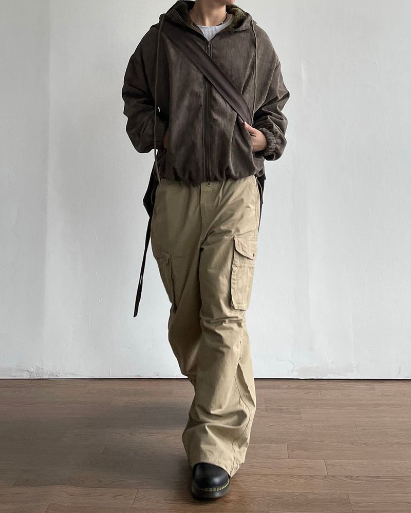 North Corduroy Hooded Jacket