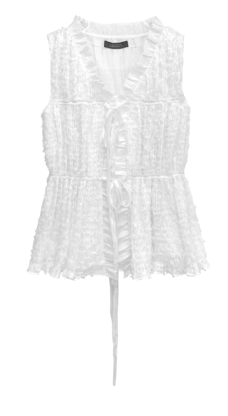 Shirring blouse