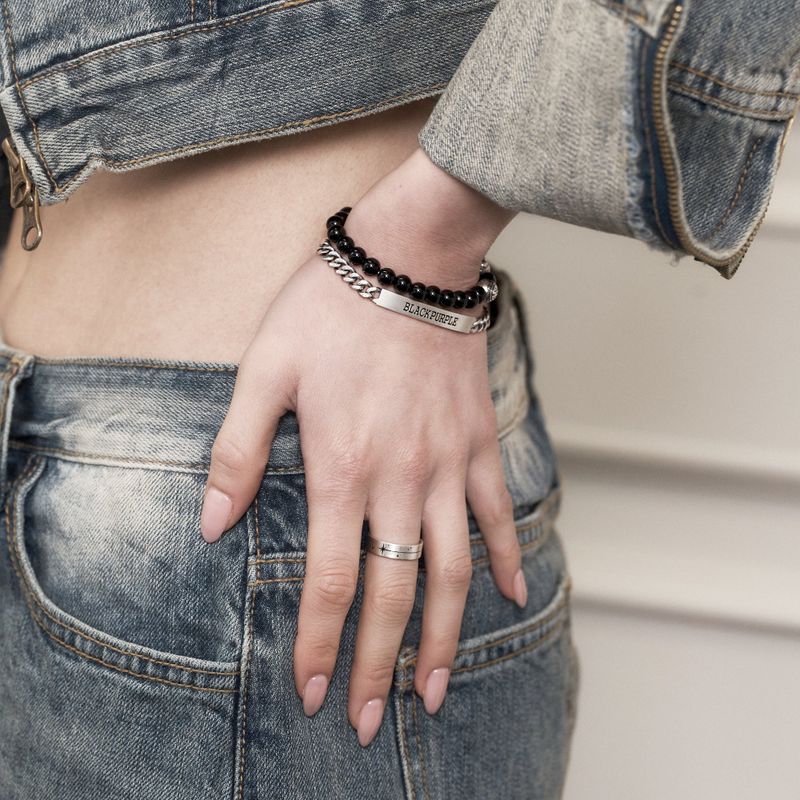 [Silver925] Money Keeper Onyx Bracelet