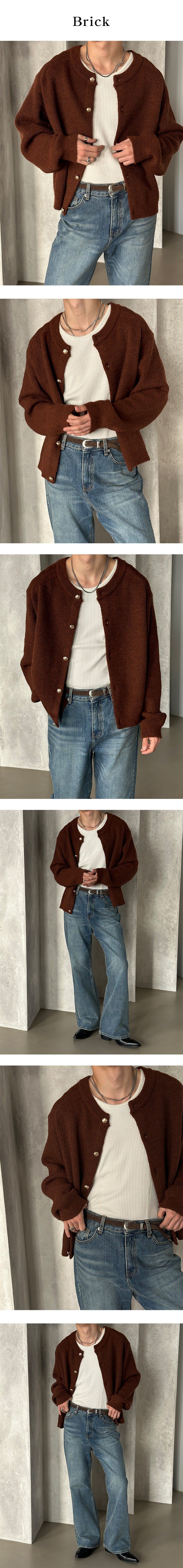  [F/W] Blen round neck cardigan(3color)