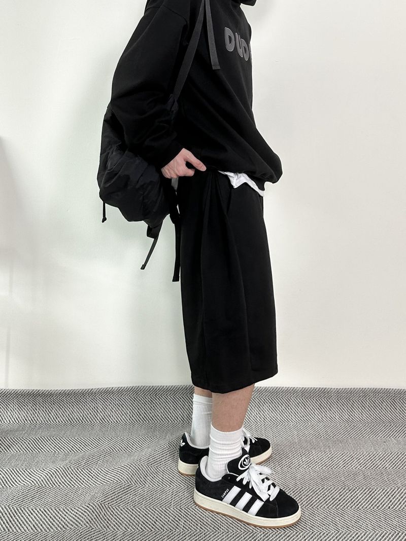 Mg Side folding bermuda pants
