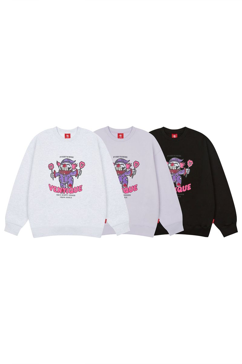 VENTIQUE Pierrot fleece mtm 3color