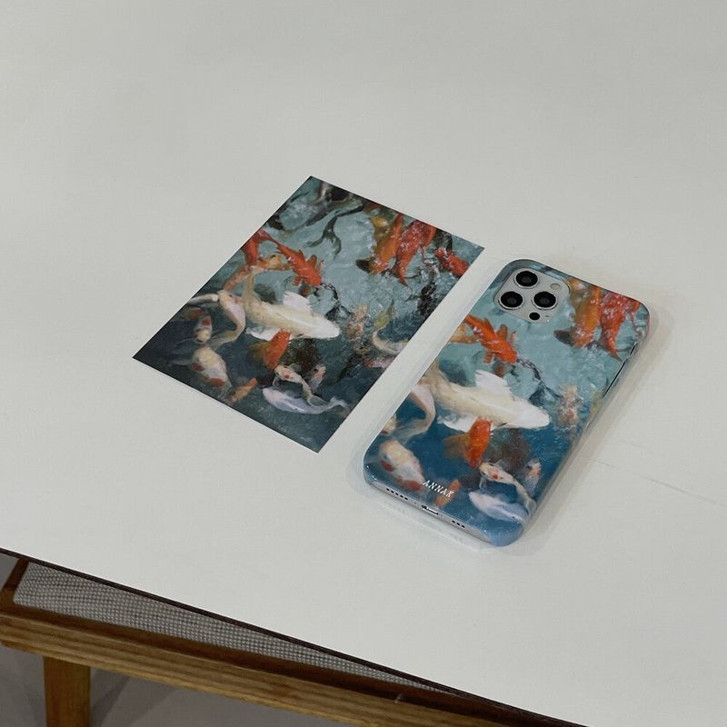 [summer splash koi goldfish hard case]