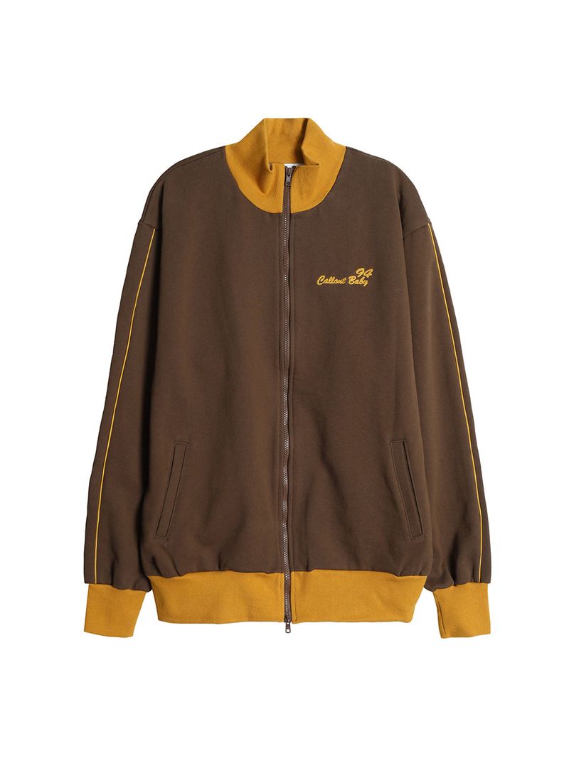 DOWN TOWN GIRL ZIP-UP / BROWN