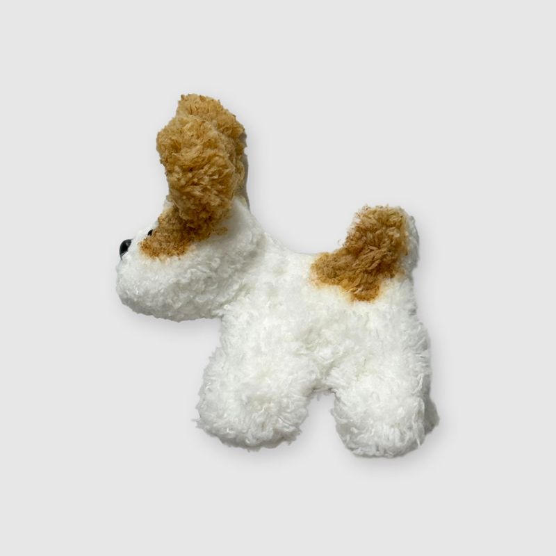 [made] mix-beige dog keyring