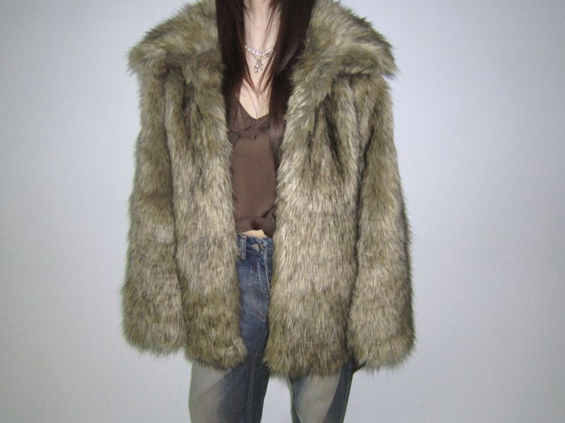 High neck fur-JK