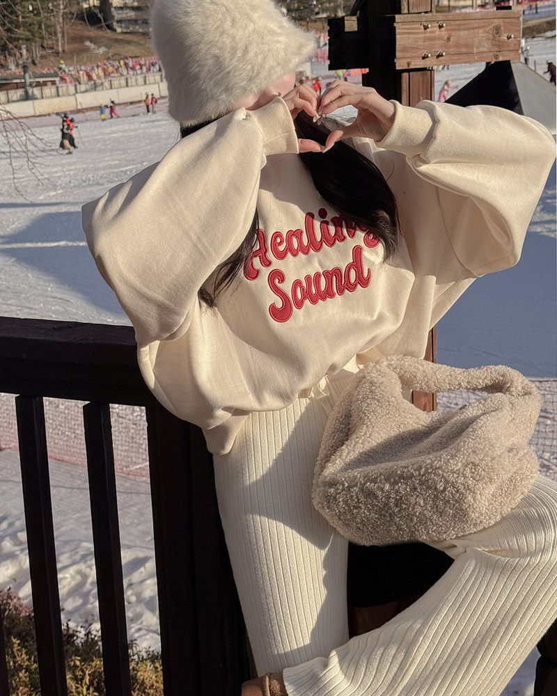 Fleece Crop sweat