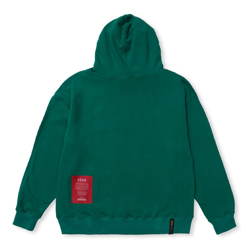 SPIKE HOODIE GREEN