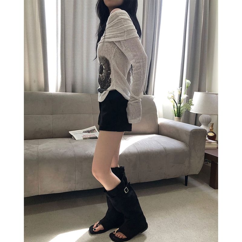 Summer Linen Boots