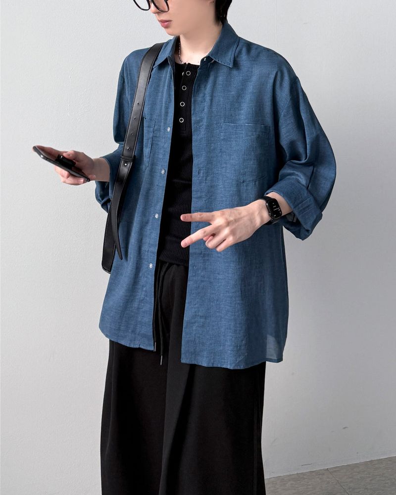 Cairo Linen Loose Shirt