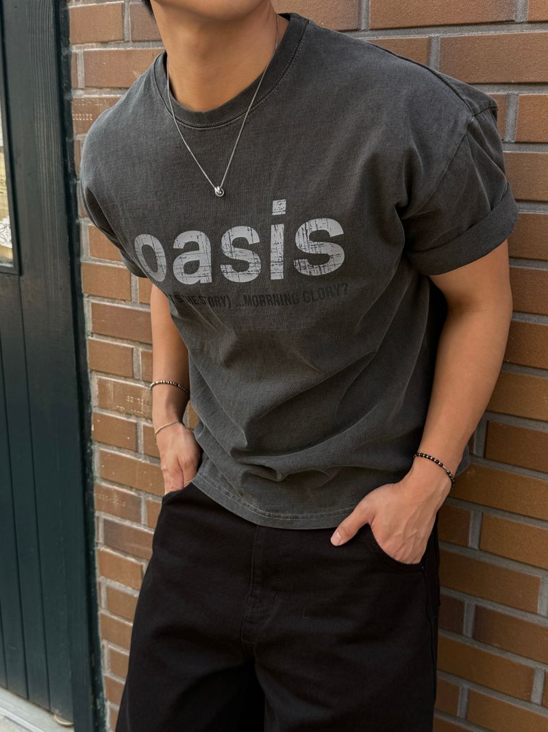 Oasis pigment crop short sleeve