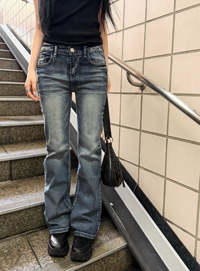 hatsukoshi(ハツコシ)の「アーカイブアッシュブルーローデニム(パンツ)」