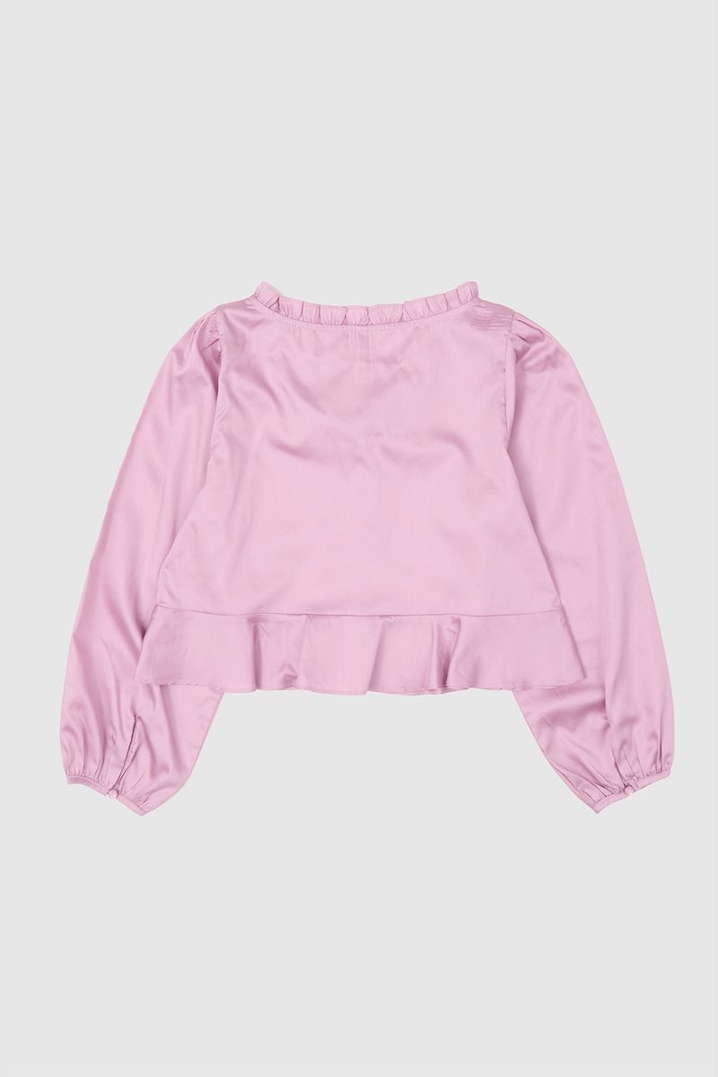 Mori satin blouse
