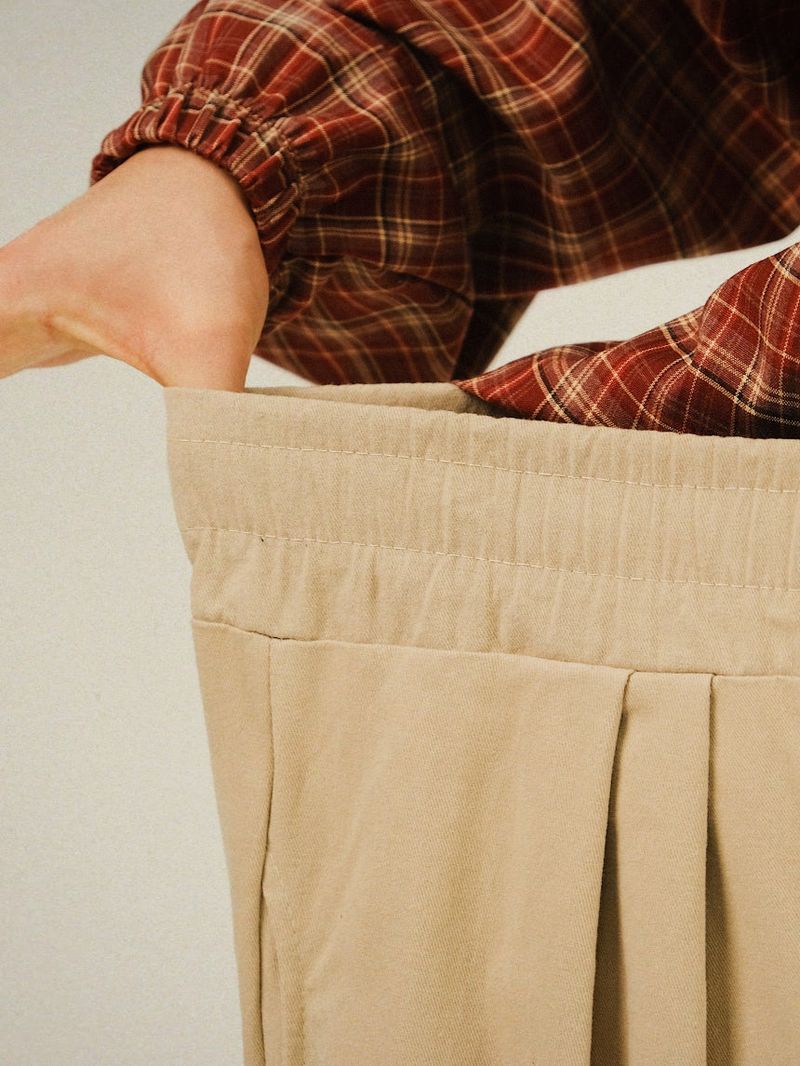 [SEMADE] Peach Balloon Banding Pants
