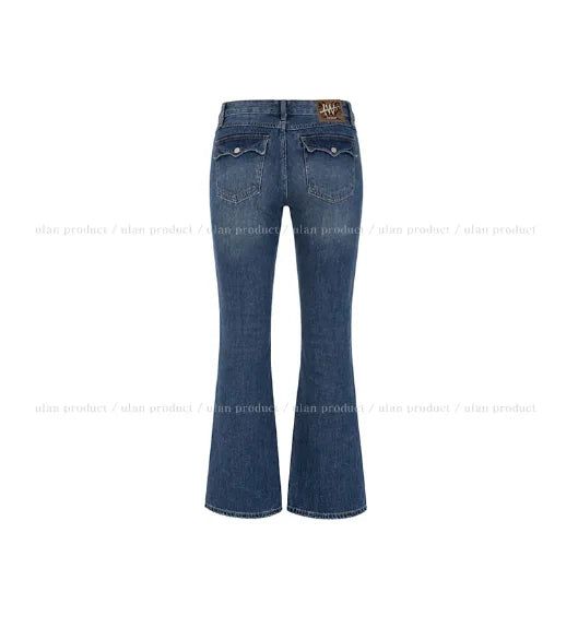 Fuzz Wingflap Low Bootcut Denim Pants
