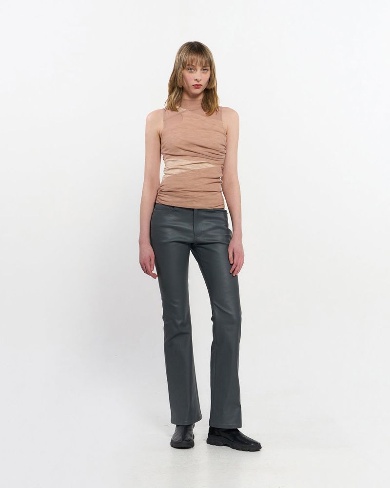 Layered Sleeveless _ BEIGE