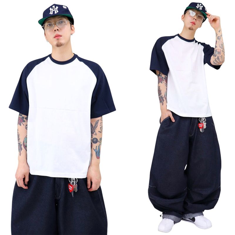 Basic Raglan Short-Sleeve T-Shirt
