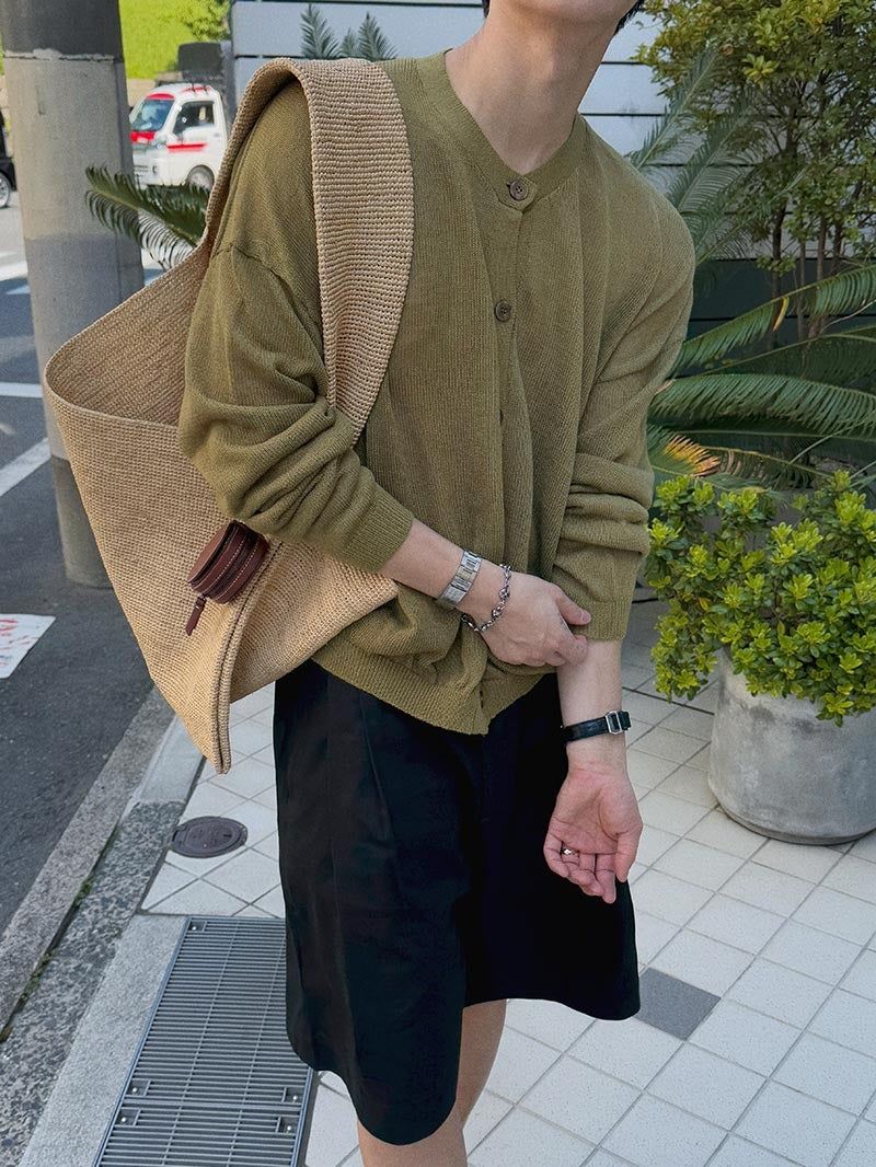 Garments See Through Round Summer Cardigan (3color)