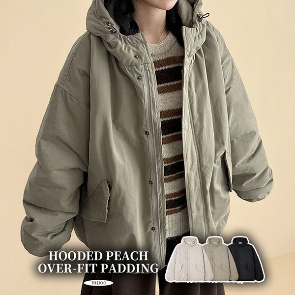 hijjoo(ハイチュー)の「Lennet high neck hooded padded jumper(Jackets/Outerwear)」