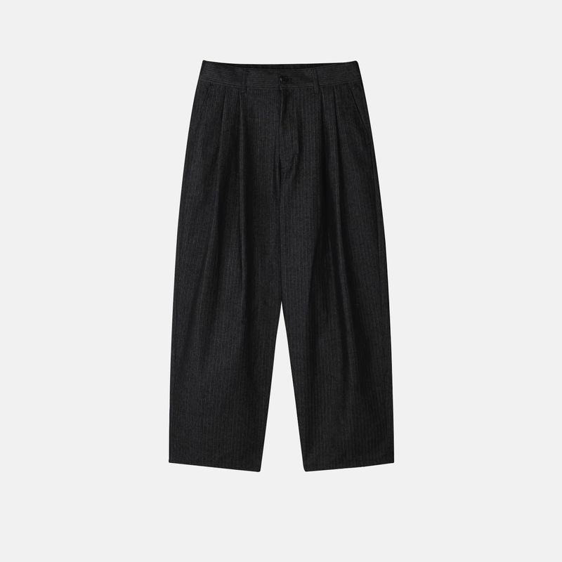 Porter herringbone denim slacks