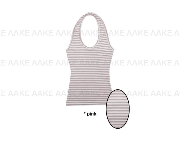 STRIPE HALTER TOP