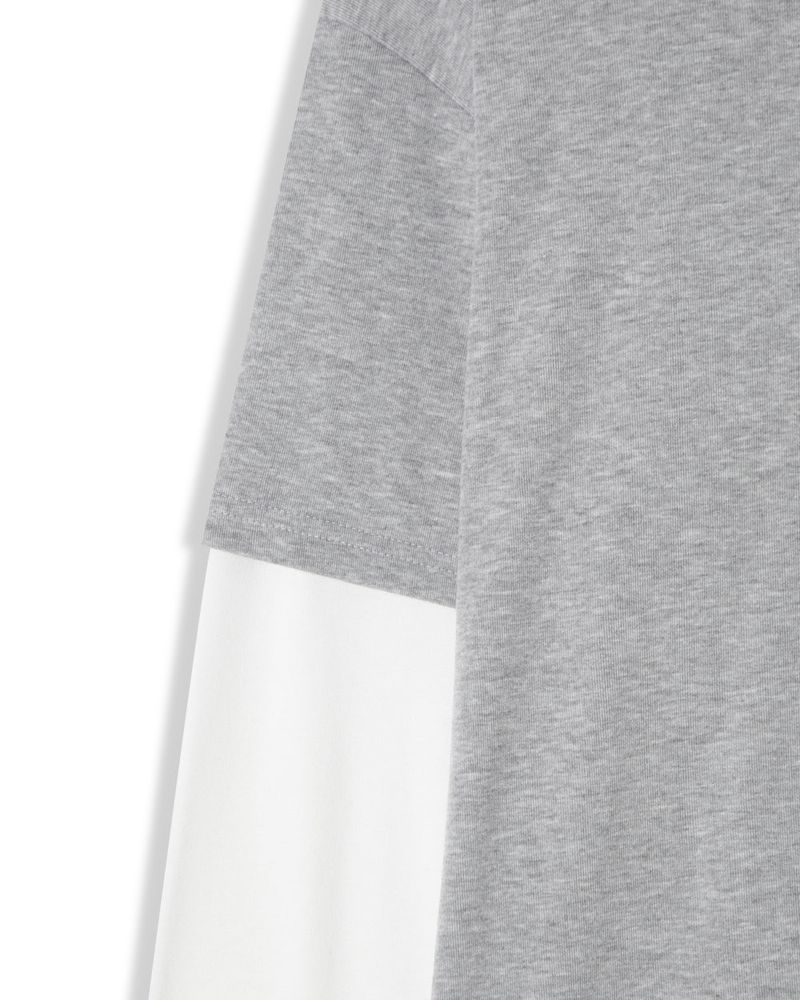 Mix Layered Long Sleeve T-Shirt