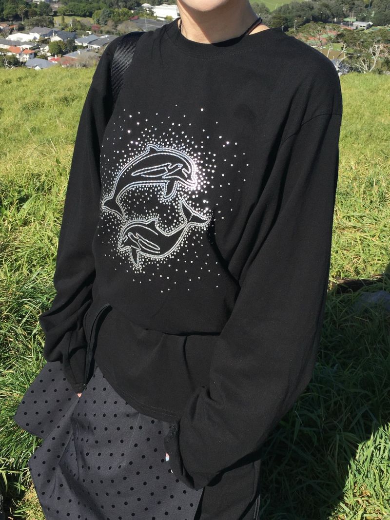 Hotfix Dolphin Loose Long Sleeve (2c)