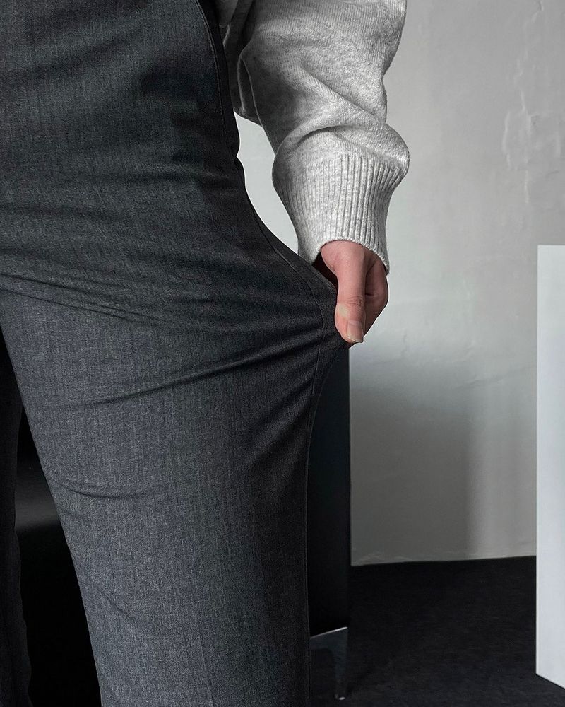 MG Semi Wide Bootcut Slacks (2 colors)
