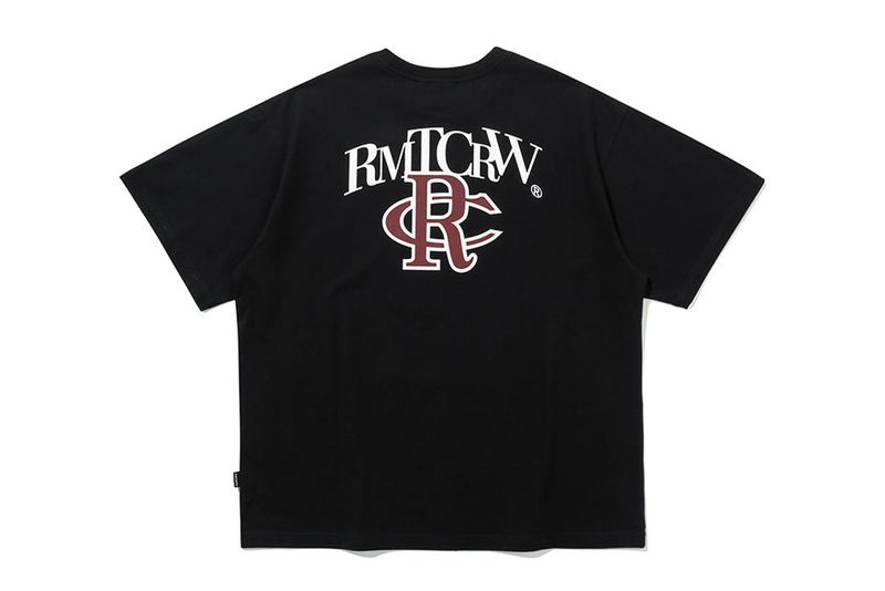 ATHLETIC LOGO TEE SHIRT_BLACK