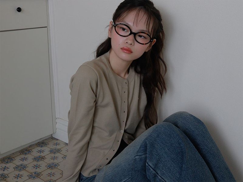 [ORIGINAL] Bay Round Acetate Frame Glasses