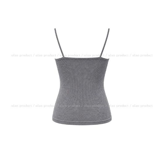 Melin Ribbed Lace Sleeveless Top