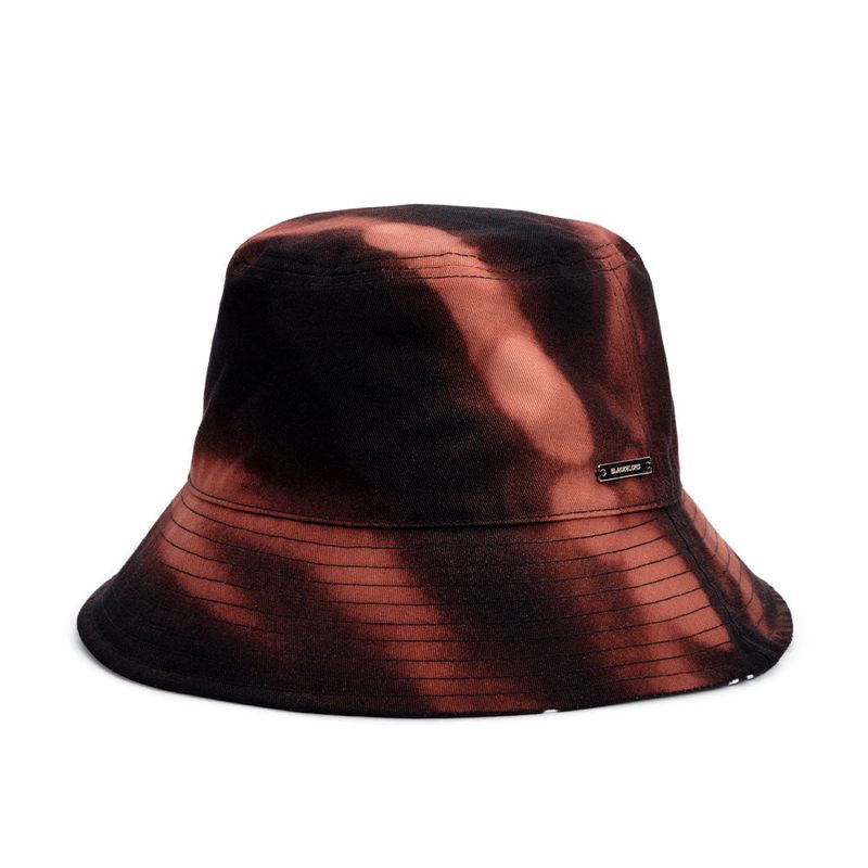 BBD Horizon Bleached Reversible Plate Bucket Hat (Black)